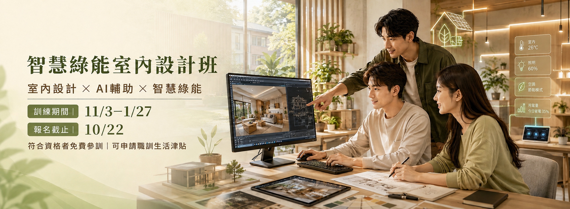 智慧綠能室內設計班